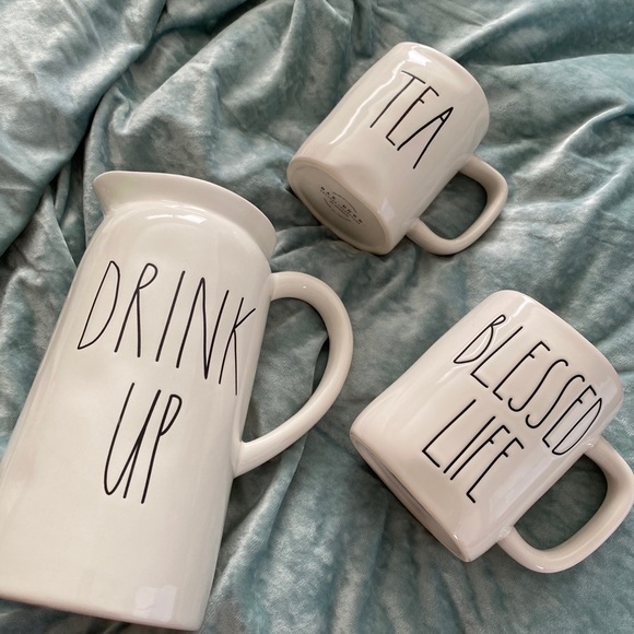 Rae Dunn drink set - Picture 1 of 1